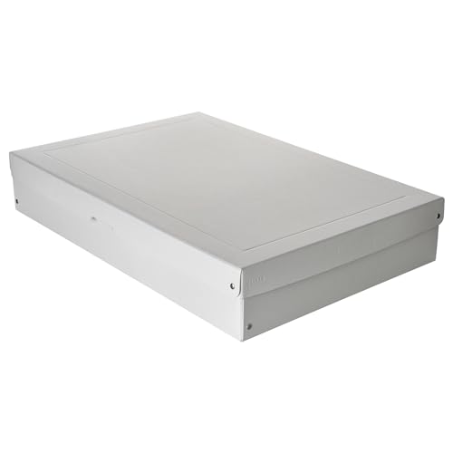 Original Falken PureBox Pro. Made in Germany. 100 mm hoch DIN A2 DIN ISO 9706 DIN ISO 16245-A. Säurefreie uns alterungsbeständige Aufbewahrungsbox mit Deckel geeignet für Archivierung Archivbox von FALKEN