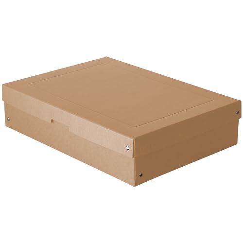 Original Falken PureBox Nature. Made in Germany. 100 mm hoch DIN A3. Aufbewahrungsbox mit Deckel aus stabilem Karton Vegan Geschenkbox Transportbox Schachtel Allzweckbox, Braun Original Falken PureBox Nature. Made in Germany. 100 mm hoch DIN A3. Aufbewahrungsbox mit Deckel aus stabilem Karton Vegan Geschenkbox Transportbox Schachtel Allzweckbox, Braun von FALKEN