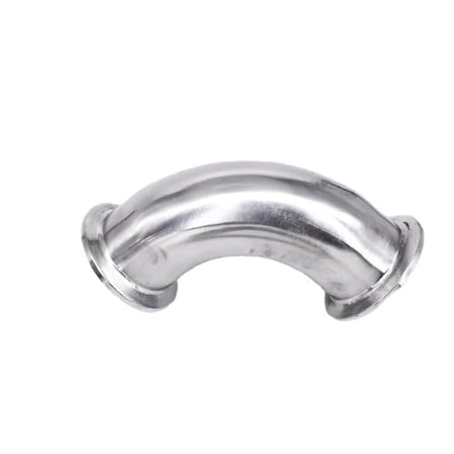 FALKIN 0,5" 1,5" 2" 2,5" 3" 3,5" 4" Tri Clamp 90 Grad Winkel SUS 304 Edelstahl Sanitärrohrverschraubung Anschluss Homebrew Bier (Color : 90 Degree Elbow, Size : 19mm OD K34mm) von FALKIN