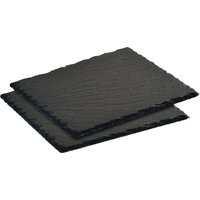 2 Schieferplatten 30 X 20 cm/Teller, Servierplatte, Platzset, Dekoelement 2 Schieferplatten 30 X 20 cm/Teller, Servierplatte, Platzset, Dekoelement von FALKONHOME