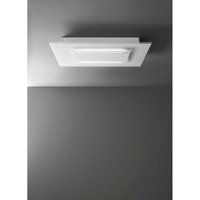 Falmec Decken-Dunstabzugshaube Aura 120 Weiß Glas 1200mm mit Randabsaugung und 5 Jahre Garantie - Touchbedienung, LED-Beleuchtung, Carbon.Zeo-Filter, von FALMEC
