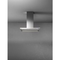 Insel-Dunstabzugshaube Lumen is 90 aus Edelstahl, 90 cm Breite, LED-Beleuchtung, 800 m³/h, 5 Jahre Garantie - Ab- oder Umluft, elektronische von FALMEC