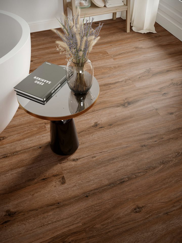 FALQUON GmbH Vinylboden THE FLOOR Wood, Klick-Dielen, Packung, In 1 Packung: 6 Paneele - 1,8m², 1 Packung: 6 Paneele - 1,8m² von FALQUON GmbH