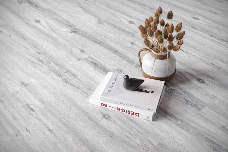 FALQUON GmbH Vinylboden THE FLOOR Wood, Klick-Dielen, Packung, In 1 Packung: 6 Paneele - 1,8m², 1 Packung: 6 Paneele - 1,8m² von FALQUON GmbH