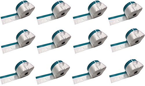Profi Masker Tape mit Gewebeband 55cm Folie x 20m | UV-beständig | Abdeckfolie, Folien-Masker mit Steinband, Kombi Mask Tape, Folie mit Klebeband (12) von FAMA Fachbedarf für Malerwerkzeuge