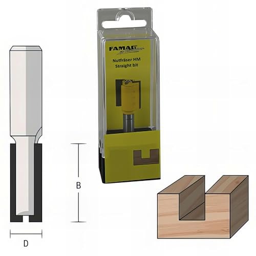 Famag Nutfräser HM 3107.857 - 15mm - 8mm von FAMAG