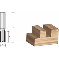 Nutfräser mit Stirnschneide hm 16x25x67mm, Schaft 12mm - 3167.916 - Famag von FAMAG