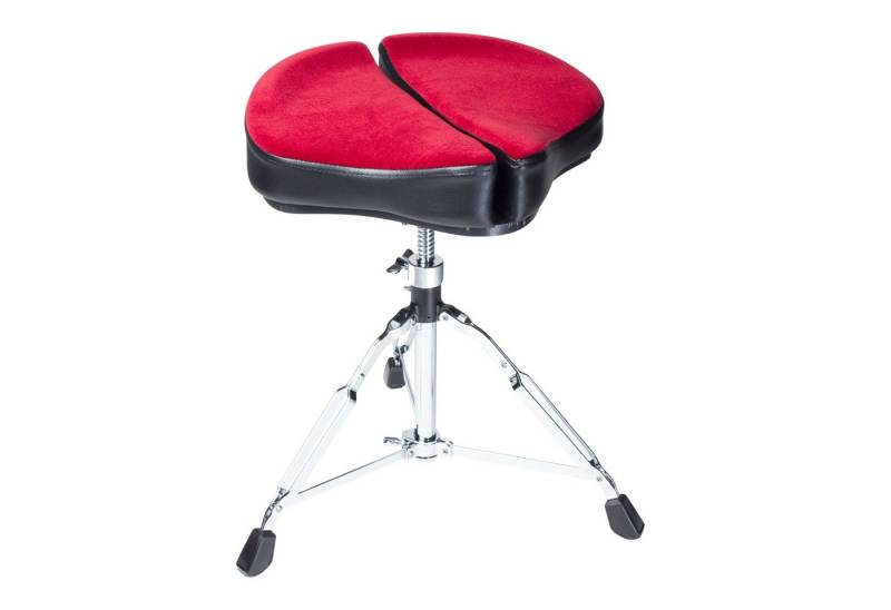 FAME Schlagzeughocker (D9300 Drumhocker Split Seat Doppelstrebig Sattelform Vinylbezug Stufenlose Höheneinstellung Memory Lock System Ultra Stabil Rückenschonend 490-700mm Höhe Verchromtes Finish, Hardware, Drumhocker), Drumhocker, Split Seat, Doppelstrebig, Sattelform, Vinylbezug FAME Schlagzeughocker (D9300 Drumhocker Split Seat Doppelstrebig Sattelform Vinylbezug Stufenlose Höheneinstellung Memory Lock System Ultra Stabil Rückenschonend 490-700mm Höhe Verchromtes Finish, Hardware, Drumhocker), Drumhocker, Split Seat, Doppelstrebig, Sattelform, Vinylbezug von FAME