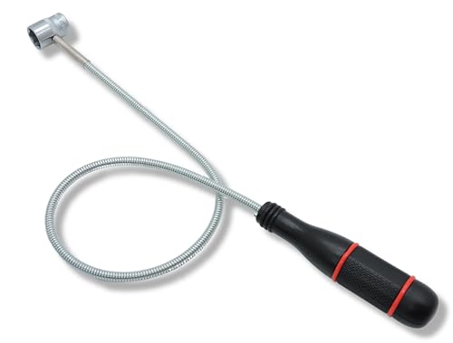FAMEX 15104 Magnetheber Magnetstabgreifer - Extra lang 100 cm - Tragkraft 700 g - schlanker Magnetkopf 6,5 mm - mit Schwanenhals flexibel biegsam von FAMEX