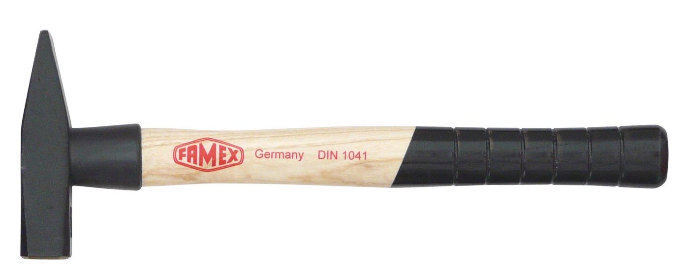 FAMEX Hammer 2170-03 Schlosserhammer 300 g mit Stielschutzhülse - Profi Hammer, aus deutscher Produktion von FAMEX