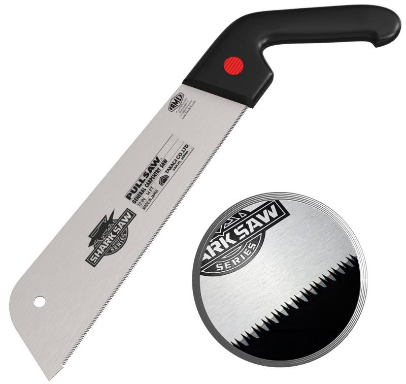 FAMEX Japansäge 5505 Profi Handsäge 300mm - PROFESSIONAL (Zugsäge), Made in Japan, Holzsäge von FAMEX
