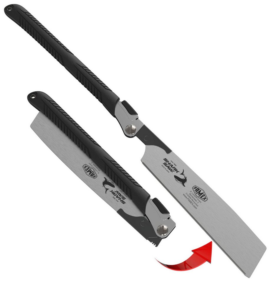FAMEX Japansäge 5525 Profi Klappsäge 265mm (Handsäge), Made in Japan, 15 TPI, fein von FAMEX