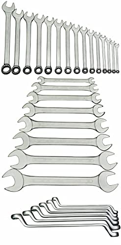 Famex Schraubenschlüssel Set Gabelringschlüssel Maulringschlüssel Maulschlüssel Ringschlüssel Satz 31 tlg. von FAMEX