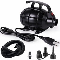 Famille - gabrielle 220V 600W Luftkompressor Elektrische Luftpumpe Tragbare Heimluftmatratze Luftkissenpumpe Gymnastikmattenpumpe von FAMILLE