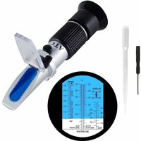 Famille - gabrielle 4-in-1-Frostschutz-Refraktometer zur Überprüfung des Gefrierpunkts von Kfz-Frostschutzsystemen. Gefriertest-Refraktometer für von FAMILLE