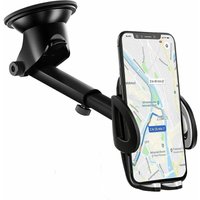 Famille - gabrielle Armaturenbrett-Autotelefonhalterung [2 in 1] 360° drehbar, universeller tragbarer Auto-Saugnapfhalter für die Windschutzscheibe von FAMILLE