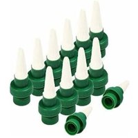 GABRIELLE 12er-Pack Keramik-Blumentöpfe, selbstbewässernde Pflanzentöpfe mit Tropf und selbstbewässernden Spikes für Blumen, Bewässerungssystem für von FAMILLE