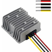 GABRIELLE Auto DC 12V 15A Spannungsstabilisator Überspannungsschutz Leistungsregler für Auto LKW Fahrzeug Boot Solaranlage usw. (DC24V Eingang, DC12V von FAMILLE