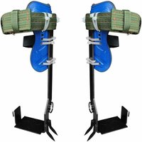 Gabrielle Baumkletterspike-Set mit verstellbaren Sicherheitsgurten, Baumkletterset mit 2 Stahlzahnrädern, Kletterwerkzeuge von FAMILLE