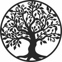 Gabrielle Metall-Wanddekoration, Baum des Lebens, Rahmen, industrielle schwarze Wanddekoration, großes modernes Originalgemälde für Wohnzimmer (45 x Gabrielle Metall-Wanddekoration, Baum des Lebens, Rahmen, industrielle schwarze Wanddekoration, großes modernes Originalgemälde für Wohnzimmer (45 x von FAMILLE