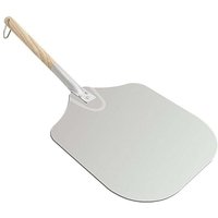 Gabrielle Pizzaschieber, Aluminium-Pizzaschieber, Pizzaschieber, Pizzaschieber mit großer Oberfläche, praktischer Holzgriff, einfach zu lagern, Gabrielle Pizzaschieber, Aluminium-Pizzaschieber, Pizzaschieber, Pizzaschieber mit großer Oberfläche, praktischer Holzgriff, einfach zu lagern, von FAMILLE