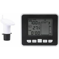 Famille - gabrielle Wasserstandsensor Ultraschall-Wassertank-Flüssigkeitstiefenstandsensor mit Display von FAMILLE