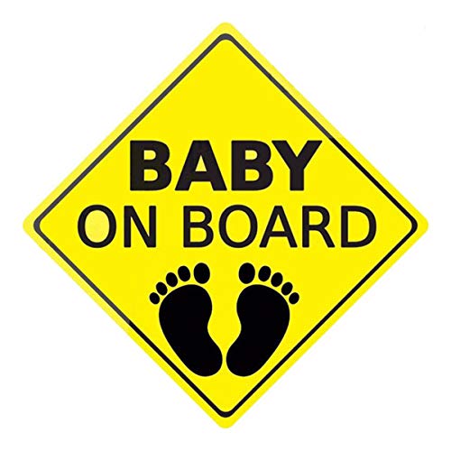 FAMKIT Auto-Aufkleber Baby On Board Aufkleber Auto Aufkleber Sicherheitsschilder Selbstklebend Wasserdicht Langlebig(1PCS) von FAMKIT