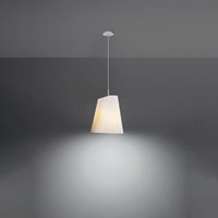 Pendelleuchte Beeke in Weiß E27 1-flammig - white - Famlights von FAMLIGHTS