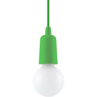 Pendelleuchte Dani in Grün E27 1-flammig - green - Famlights von FAMLIGHTS