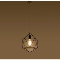 Pendelleuchte Helena aus Stahl in Schwarz E27 1 x 60 w - Schwarz - Famlights von FAMLIGHTS