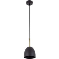 Famlights - Pendelleuchte Jessika in Schwarz E27 1-flammig - black von FAMLIGHTS