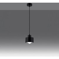 Famlights - Pendelleuchte Sheila in Schwarz E27 1-flammig - black von FAMLIGHTS