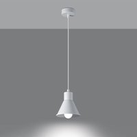 Famlights - Pendelleuchte Taina in Weiß E27 1-flammig - white von FAMLIGHTS