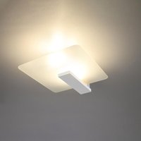 Famlights - Wand- und Deckenleuchte Lavina in Weiß E27 2-flammig - white von FAMLIGHTS