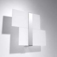 Wandleuchte Anton aus Glas in Weiß G9 max. 2 x 40W [Gebraucht - Wie Neu] - white - Famlights von FAMLIGHTS