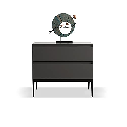 FAMoUsGoods Bauernhaus Nachttische Nachttischkabinett Lagerschrank hellgrau Designer Schlafzimmer Side Storage Cabinet Nachttisch Side Table Schlafzimmer Möbel (Size : 45 * 40 * 50cm) von FAMoUsGoods