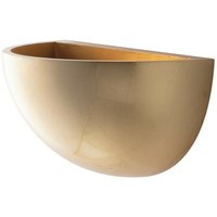 Fan Europe - Moritz - Paintable Plaster Uplighter Wandleuchte Gold, E27 von FAN EUROPE