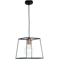 Eco-light - Pendelleuchte Harlem, 250 x 250 mm, E27 - black von ECO-LIGHT