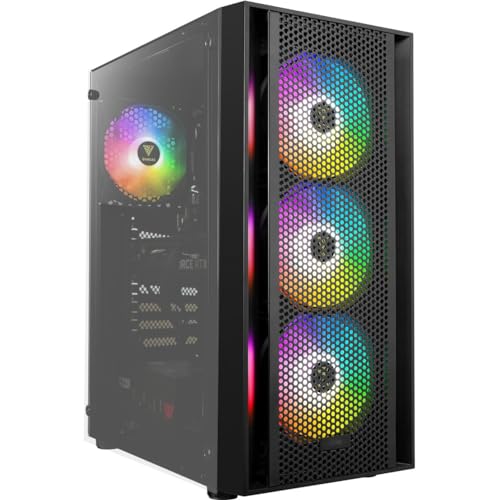 FANAT Gaming PC -AMD Ryzen 5500 Prozessor | GeForce RTX 3050 Grafik | 16GB DDR4-3200 RAM | 1000GB NVMe SSD | WLAN | 3 Jahre Garantie von FANAT