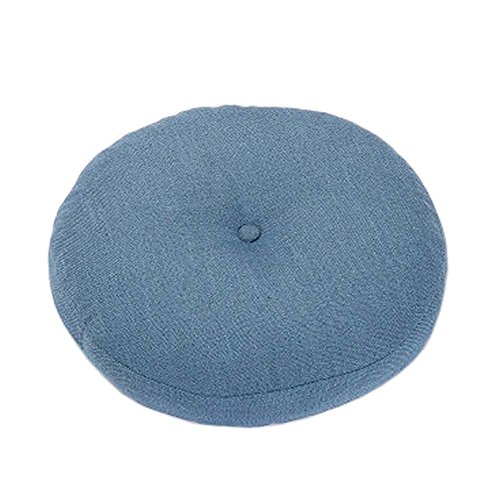 FANCYPUMPKIN Japanische Tatami Boden Kissen Kissen Sitzkissen Abnehmbare Yoga Kissen, Dunkelblau von FANCYPUMPKIN