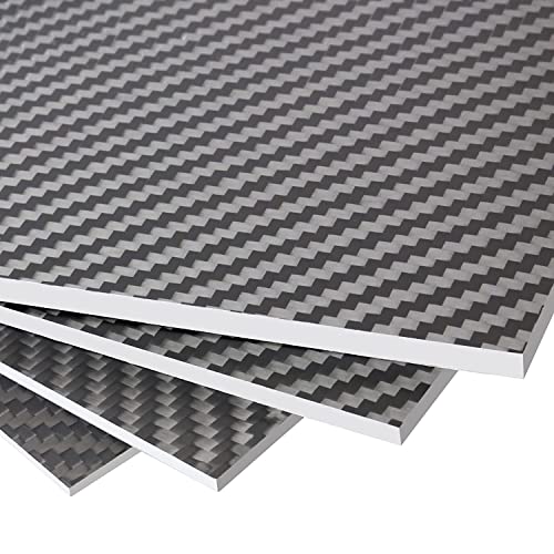 FANCYWING 200X300X2.5MM 100% 3K Kohlefaserplatte 2.5MM Dicke (Matte Finish) von FANCYWING