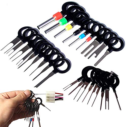 Terminal Ejector Kit, 36Pcs Release Pin Ejector Extractor Terminal Kit, Toolkit zum Entfernen von Terminals für Autos, Kabel Stecker Ausbau Werkzeug Terminal Ejector Kit, 36Pcs Release Pin Ejector Extractor Terminal Kit, Toolkit zum Entfernen von Terminals für Autos, Kabel Stecker Ausbau Werkzeug von FANDE