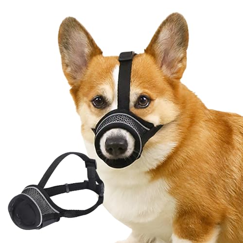 Maulkorb für Hunde,Atmungsaktiver Mesh Maulkorb für Große Hunde,Maulkorb Mittlere Hunde,Verstellbarer Hundemaulkorb Für Kleine Mittelgroße und Große,Verhindert Das Beißen,Kauen (Schwarz-Stil 2, XXL) Maulkorb für Hunde,Atmungsaktiver Mesh Maulkorb für Große Hunde,Maulkorb Mittlere Hunde,Verstellbarer Hundemaulkorb Für Kleine Mittelgroße und Große,Verhindert Das Beißen,Kauen (Schwarz-Stil 2, XXL) von FANGCCC