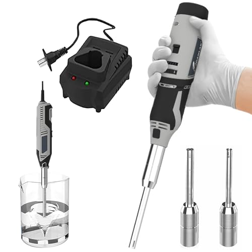 Hochgeschwindigkeits-Homogenisator, Hochgeschwindigkeits-Homogenisator, Labormischer-Homogenisator, für 0.5-250ML Flüssigkeits- und Gewebeproben,BatteryCharging-10mm+8mm Hochgeschwindigkeits-Homogenisator, Hochgeschwindigkeits-Homogenisator, Labormischer-Homogenisator, für 0.5-250ML Flüssigkeits- und Gewebeproben,BatteryCharging-10mm+8mm von FANGQMM