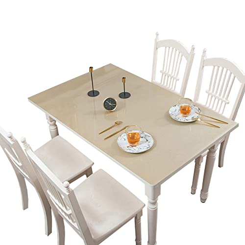 FANIVIN Haushalt Küche PVC Tischdecke Tischmatte Schreibtisch Tischfolie Tischschutz Matte Wasserdicht Gold 60 * 120CM von FANIVIN