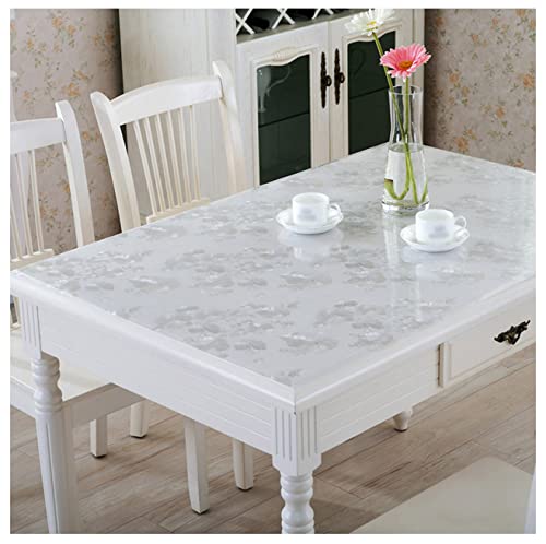 FANIVIN Haushalt Küche PVC Tischdecke Tischmatte Schreibtisch Tischfolie Tischschutz Matte Wasserdicht Silber 40 * 120CM von FANIVIN