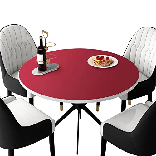 FANIVIN PU Tischdecke Tischmatte Schreibtisch Tischfolie Rund Haushalt Küche Bürobedarf Doppelseitig Tischschutz Matte Wasserdicht Rund Schwarz+Rot 70cm FANIVIN PU Tischdecke Tischmatte Schreibtisch Tischfolie Rund Haushalt Küche Bürobedarf Doppelseitig Tischschutz Matte Wasserdicht Rund Schwarz+Rot 70cm von FANIVIN