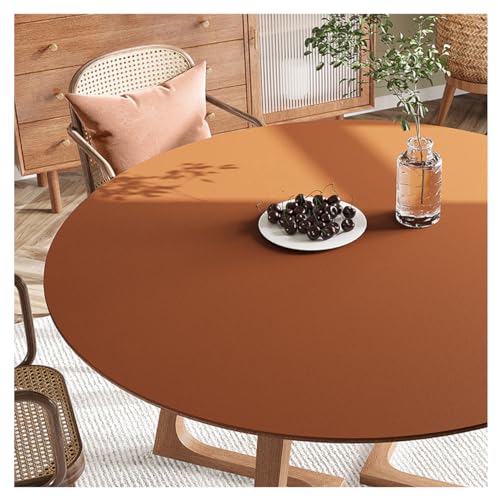 FANIVIN PU Tischdecke Tischmatte Tischfolie Schreibtisch Rund Haushalt Küche Bürobedarf Tischschutz Matte Einseitig Wasserdicht Multifunctional Braun 45cm FANIVIN PU Tischdecke Tischmatte Tischfolie Schreibtisch Rund Haushalt Küche Bürobedarf Tischschutz Matte Einseitig Wasserdicht Multifunctional Braun 45cm von FANIVIN