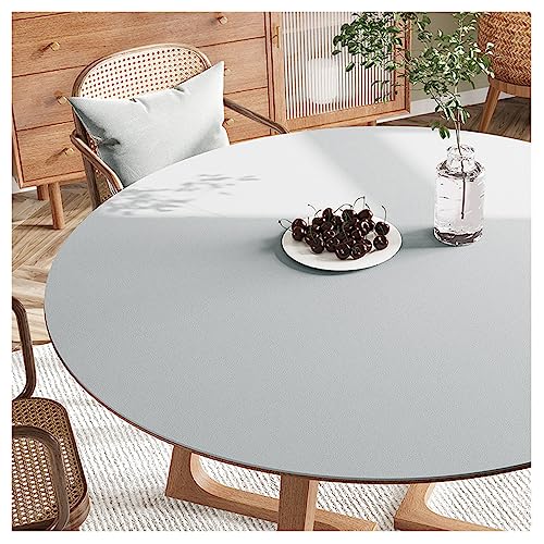 FANIVIN PU Tischdecke Tischmatte Tischfolie Schreibtisch Rund Haushalt Küche Bürobedarf Tischschutz Matte Einseitig Wasserdicht Multifunctional Grau 100cm FANIVIN PU Tischdecke Tischmatte Tischfolie Schreibtisch Rund Haushalt Küche Bürobedarf Tischschutz Matte Einseitig Wasserdicht Multifunctional Grau 100cm von FANIVIN