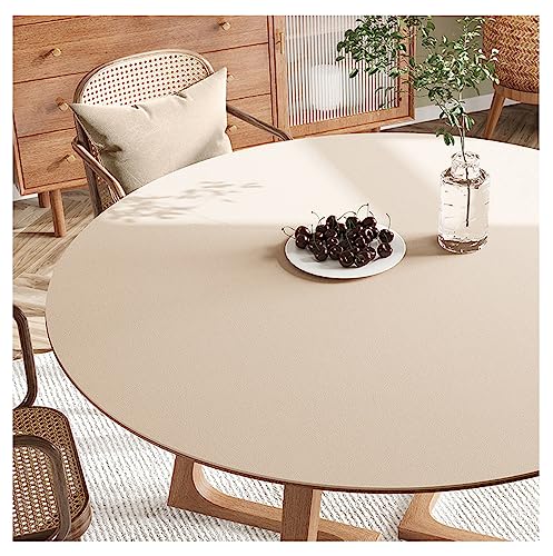 FANIVIN PU Tischdecke Tischmatte Tischfolie Schreibtisch Rund Haushalt Küche Bürobedarf Tischschutz Matte Einseitig Wasserdicht Multifunctional Khaki 100cm FANIVIN PU Tischdecke Tischmatte Tischfolie Schreibtisch Rund Haushalt Küche Bürobedarf Tischschutz Matte Einseitig Wasserdicht Multifunctional Khaki 100cm von FANIVIN